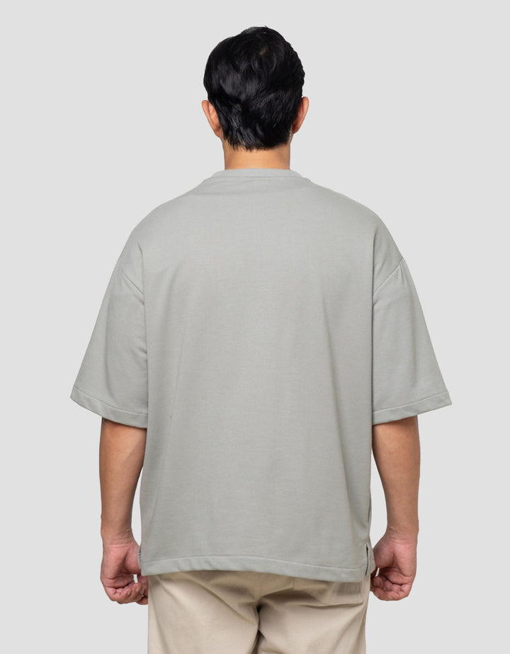 Nevada Babyterry Plain Kaos Oversize Pria