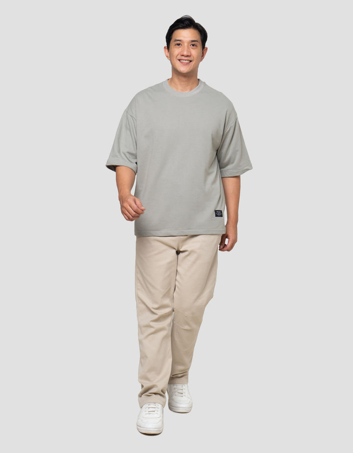 Nevada Babyterry Plain Kaos Oversize Pria