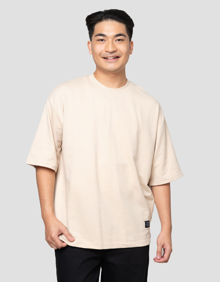 Nevada Babyterry Plain Kaos Oversize Pria