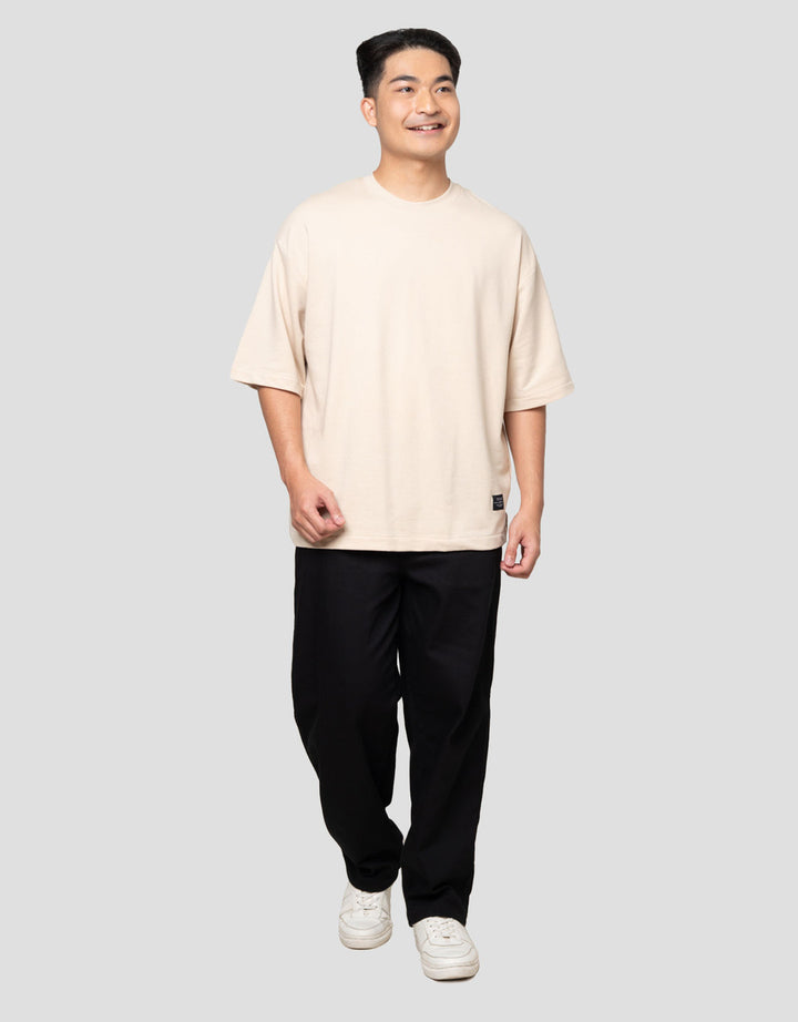 Nevada Babyterry Plain Kaos Oversize Pria