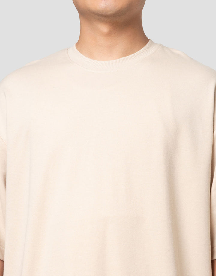 Nevada Babyterry Plain Kaos Oversize Pria