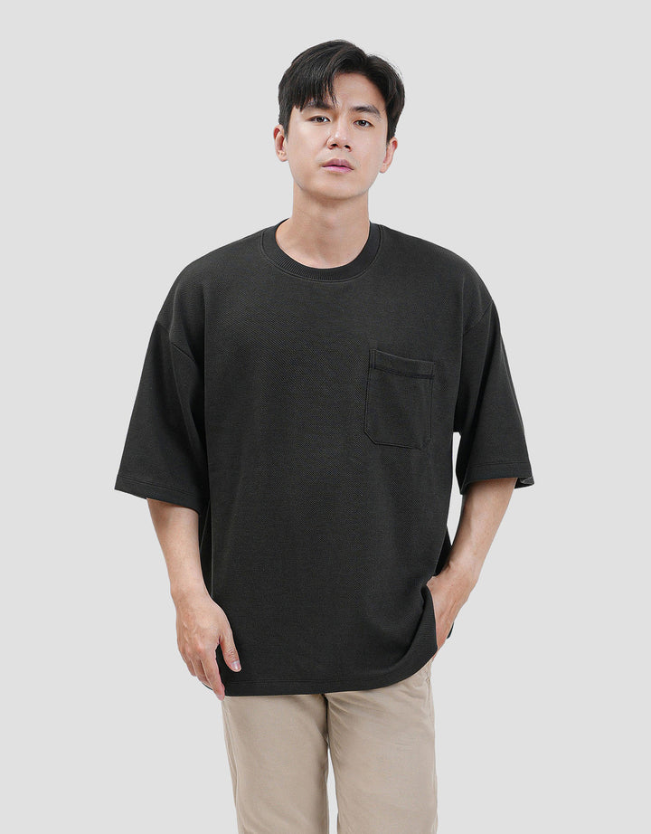 Nevada Texture Pocket Kaos Oversize Pria