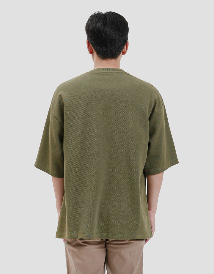 Nevada Texture Pocket Kaos Oversize Pria