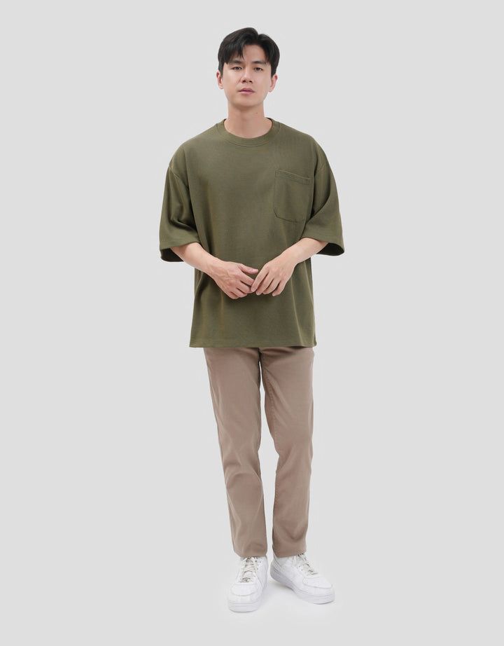 Nevada Texture Pocket Kaos Oversize Pria