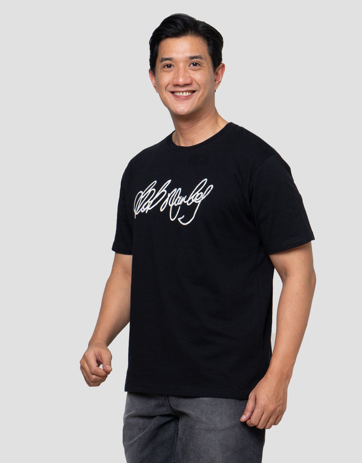 Nevada Universal Music Bob Marley Guitar Kaos Pria