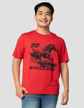 Nevada Horse Frontprint - Style Kaos Pria
