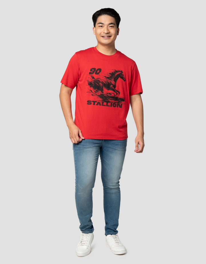 Nevada Horse Frontprint - Style Kaos Pria