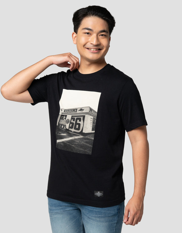 Nevada Theme Outdoor Print Kaos Pria