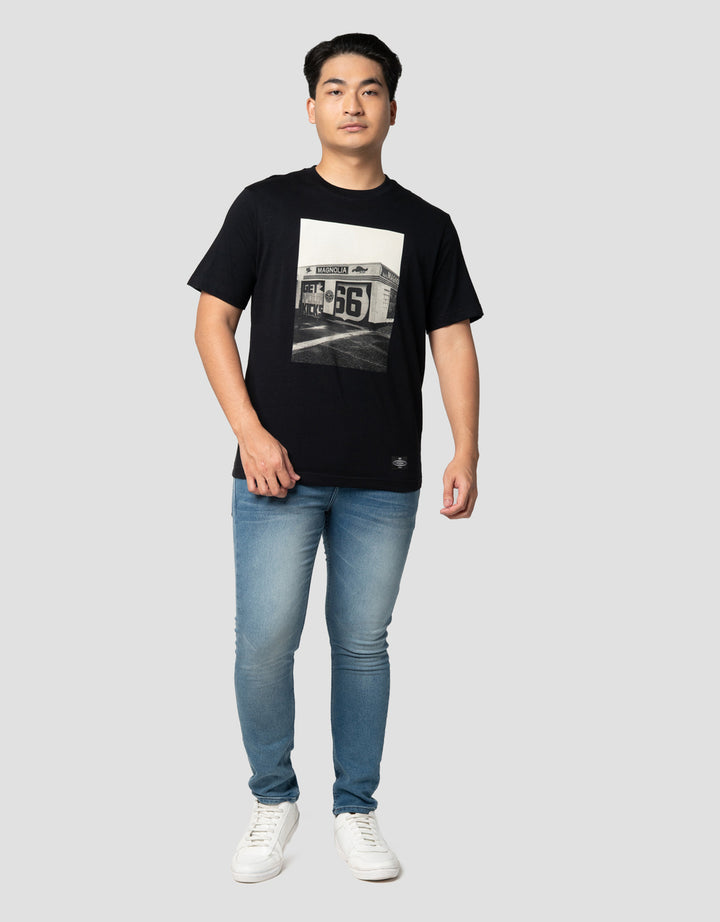 Nevada Theme Outdoor Print Kaos Pria