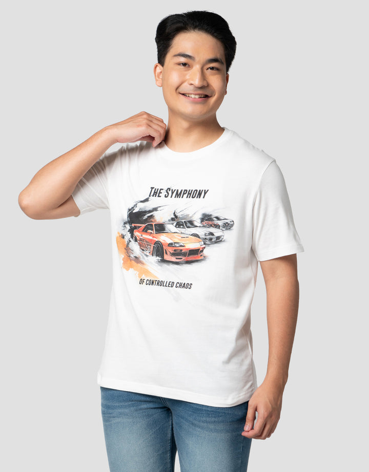 Nevada Print Racing Theme - Style Kaos Pria