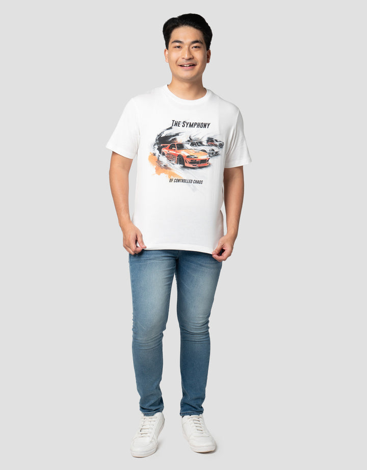 Nevada Print Racing Theme - Style Kaos Pria