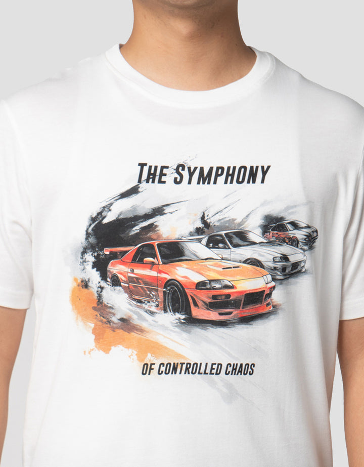 Nevada Print Racing Theme - Style Kaos Pria