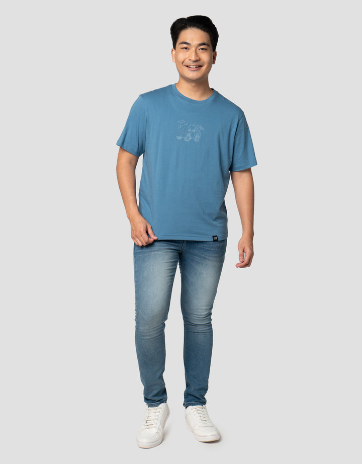 Nevada Hd Racing Car Kaos Pria