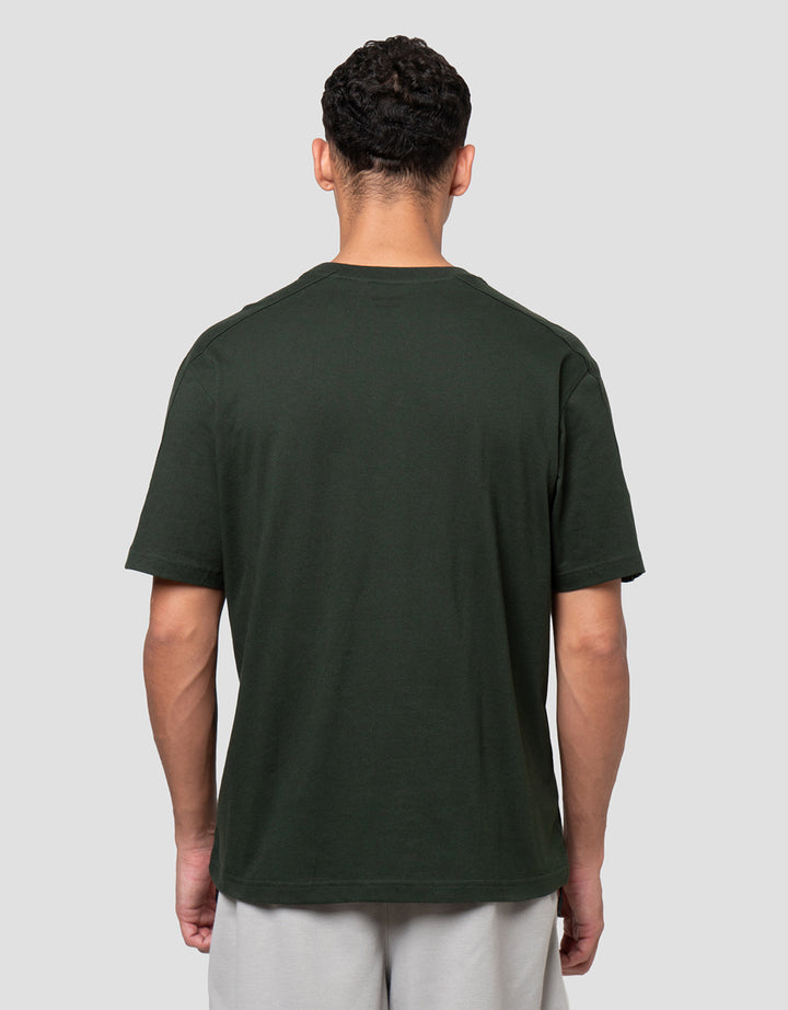 Nevada Plain Contrast Pipping Kaos Pria