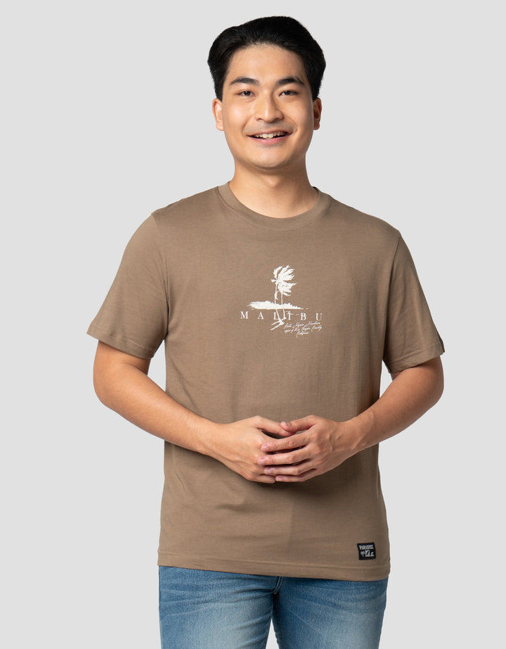 Nevada Summer Theme - Malibu Kaos Pria