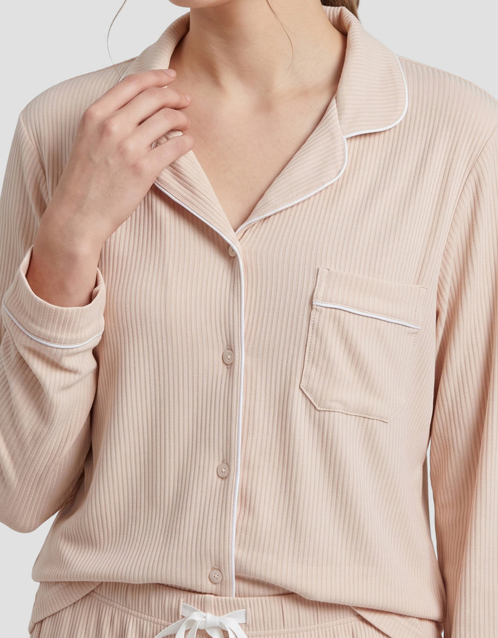 SHE'SENSE POCKET PAKAIAN SETELAN PIYAMA WANITA