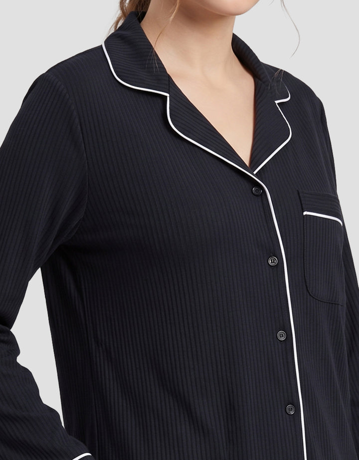 SHE'SENSE POCKET PAKAIAN SETELAN PIYAMA WANITA