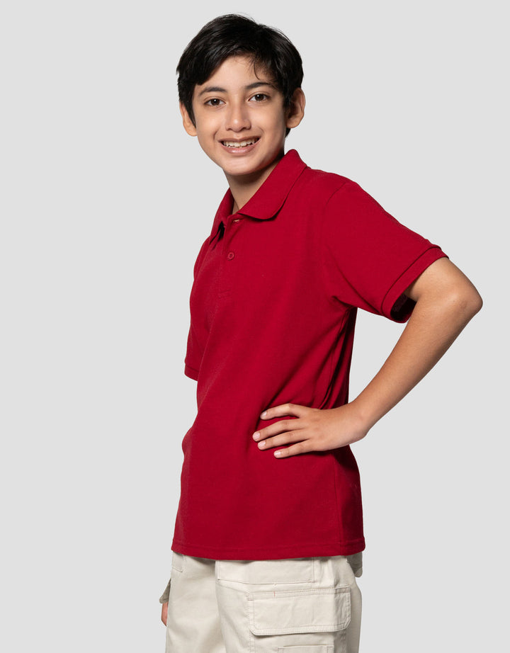 Nevada Solid Color Kaos Polo Anak Laki-laki