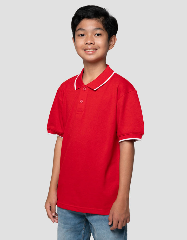 Nevada Solid Color Kaos Polo Anak Laki-laki