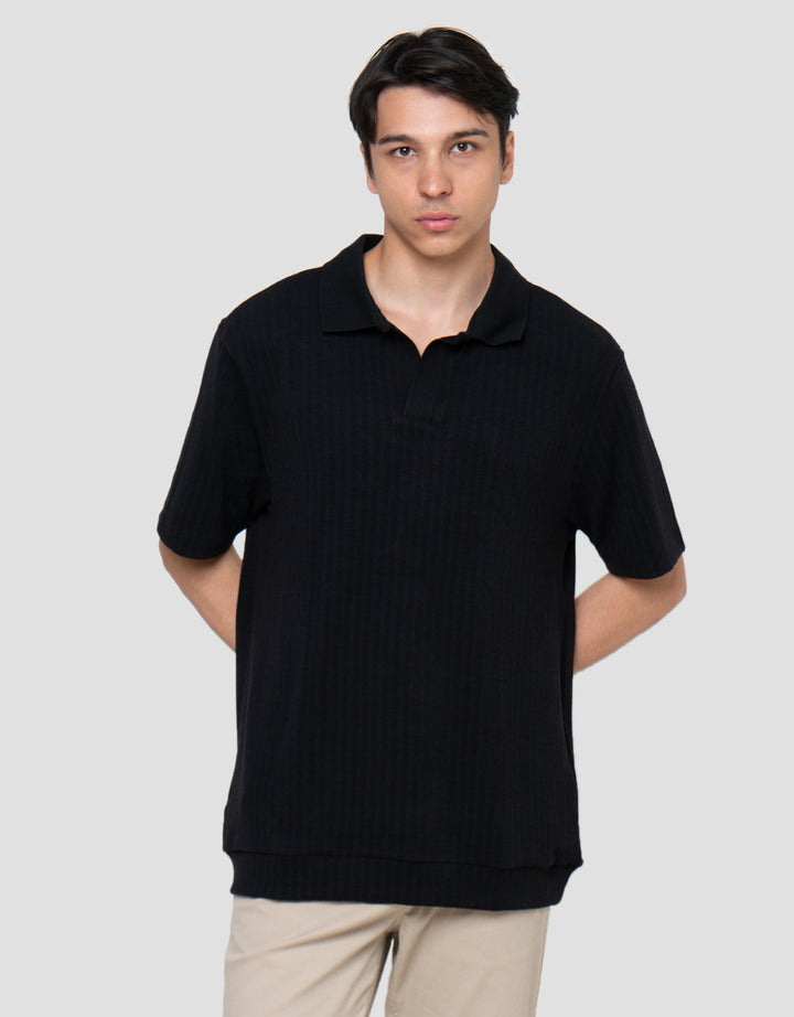 Cole Texture Sienna Knit Vneck Smart Fit Kaos Polo Pria