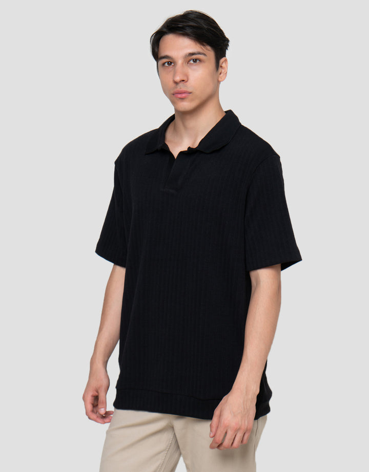 Cole Texture Sienna Knit Vneck Smart Fit Kaos Polo Pria