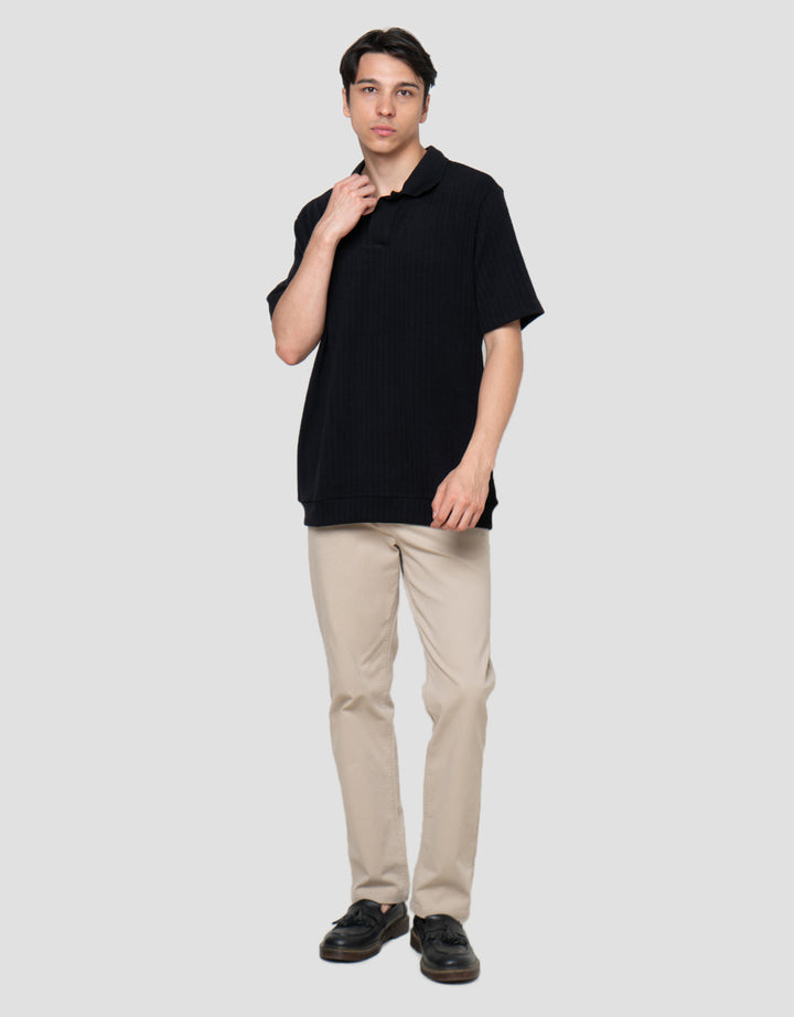 Cole Texture Sienna Knit Vneck Smart Fit Kaos Polo Pria