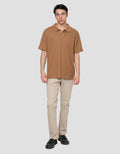 Cole Texture Jill Knit Vneck Smart Fit Kaos Polo Pria