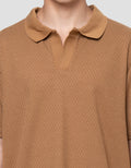 Cole Texture Jill Knit Vneck Smart Fit Kaos Polo Pria