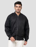 Cole Micro Basic Bomber Snap Button Pocket Jaket Pria