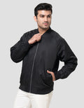 Cole Micro Basic Bomber Snap Button Pocket Jaket Pria