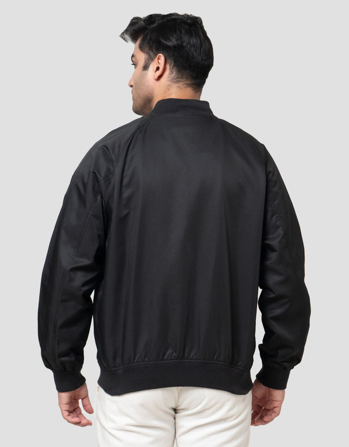 Cole Micro Basic Bomber Snap Button Pocket Jaket Pria