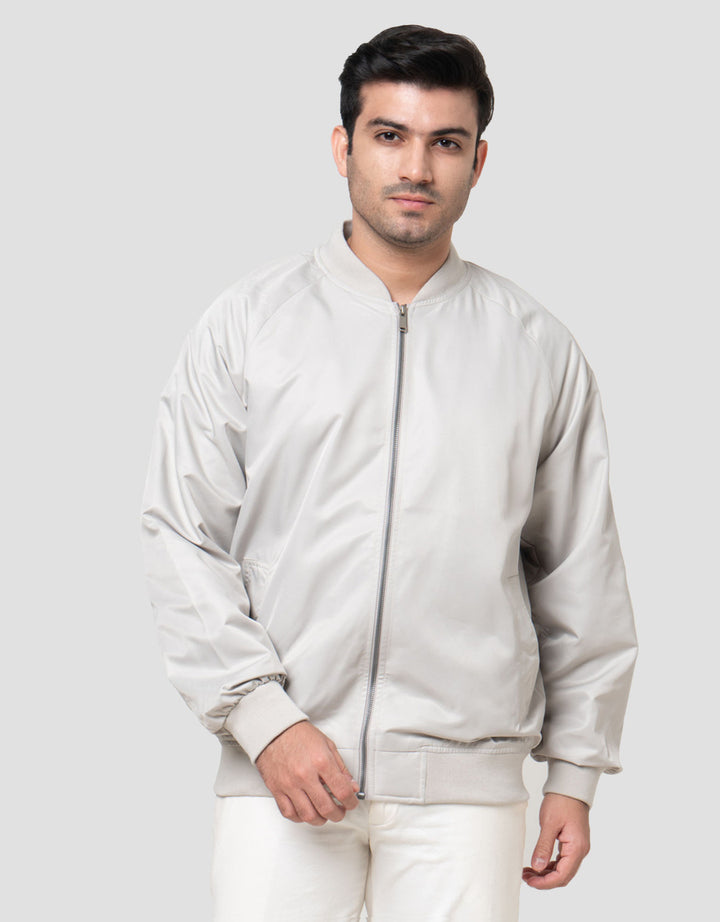 Cole Micro Basic Bomber Snap Button Pocket Jaket Pria