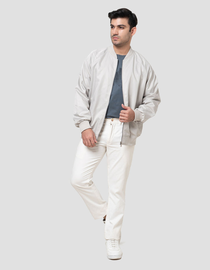 Cole Micro Basic Bomber Snap Button Pocket Jaket Pria