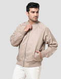Cole Micro Basic Bomber Snap Button Pocket Jaket Pria