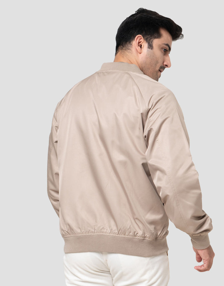 Cole Micro Basic Bomber Snap Button Pocket Jaket Pria