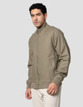 Cole Woven Linen Look Slub Jaket Pria