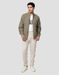 Cole Woven Linen Look Slub Jaket Pria