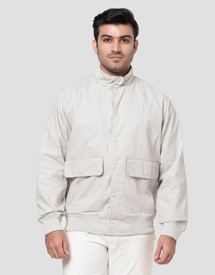 Cole Woven Herrinton Snap Button Jaket Pria