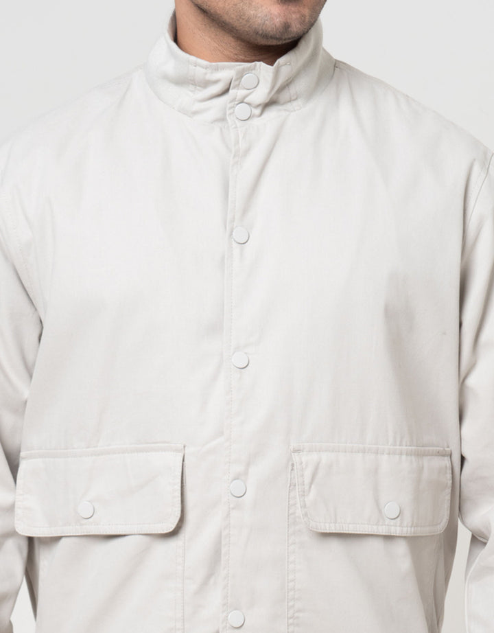 Cole Woven Herrinton Snap Button Jaket Pria