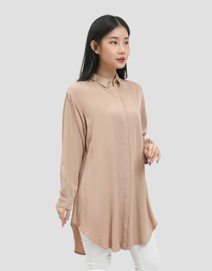 MxM Connexion Twill Tunik Rayon Kemeja Wanita