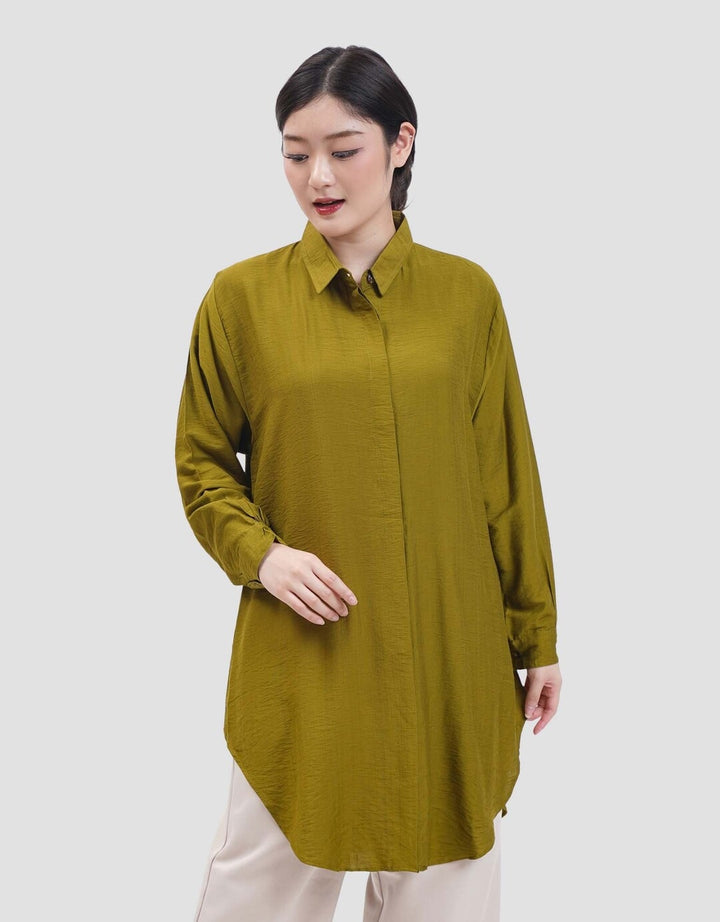 MxM Connexion Twill Tunik Kemeja Wanita
