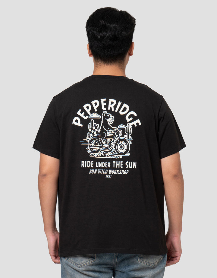 Aos Theme Rockstar Animal Ride Pepperridge Kaos Pria