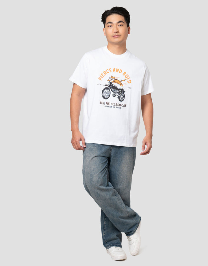 Aos Theme Rockstar Animal Ride Kaos Pria