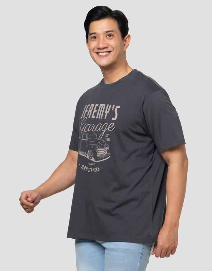 Aos Theme Rockstar Classic Car Garage Kaos Pria