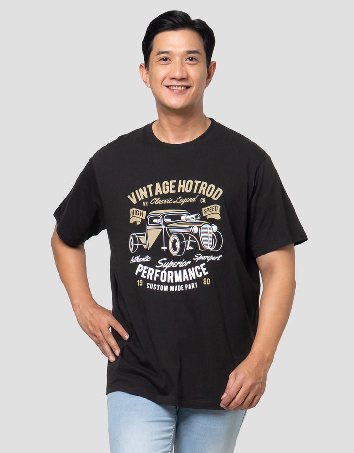 Aos Theme Rockstar Classic Car Hotrod Kaos Pria