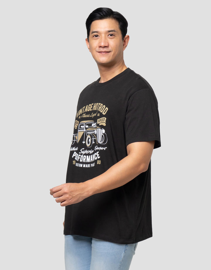 Aos Theme Rockstar Classic Car Hotrod Kaos Pria