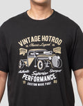 Aos Theme Rockstar Classic Car Hotrod Kaos Pria