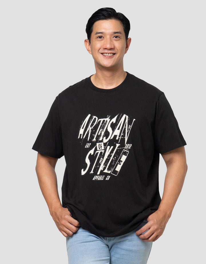 Aos Theme Rockstar Riff And Rebel Artisan Kaos Pria