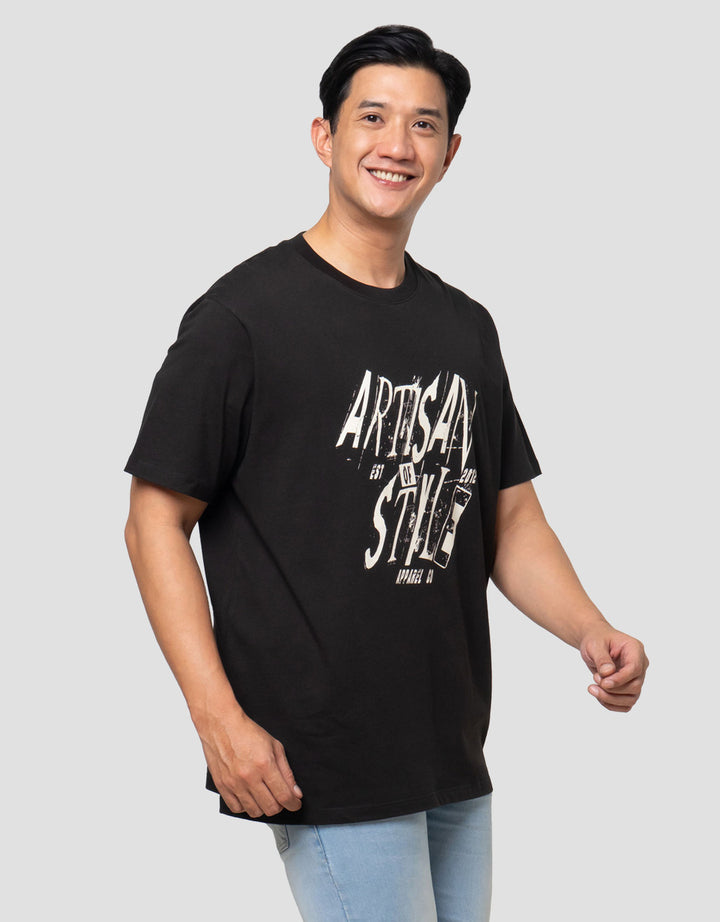 Aos Theme Rockstar Riff And Rebel Artisan Kaos Pria