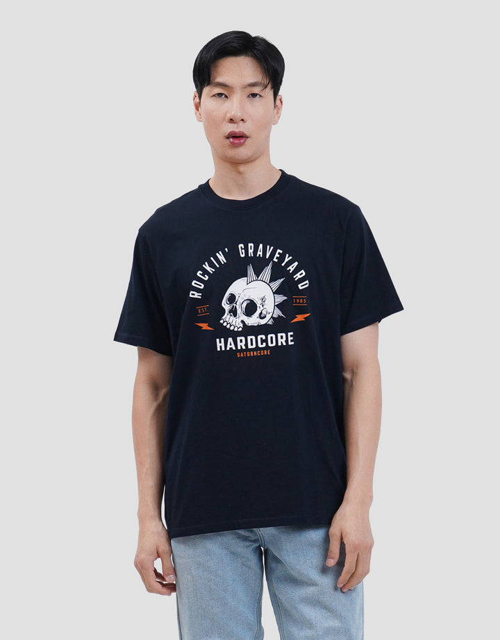 Aos Rockstar Riding-2 AJR2 Kaos Casual Pria